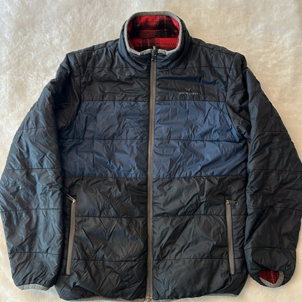 “White Sierra” Boy’s Size L Reversible Coat Red/Blue